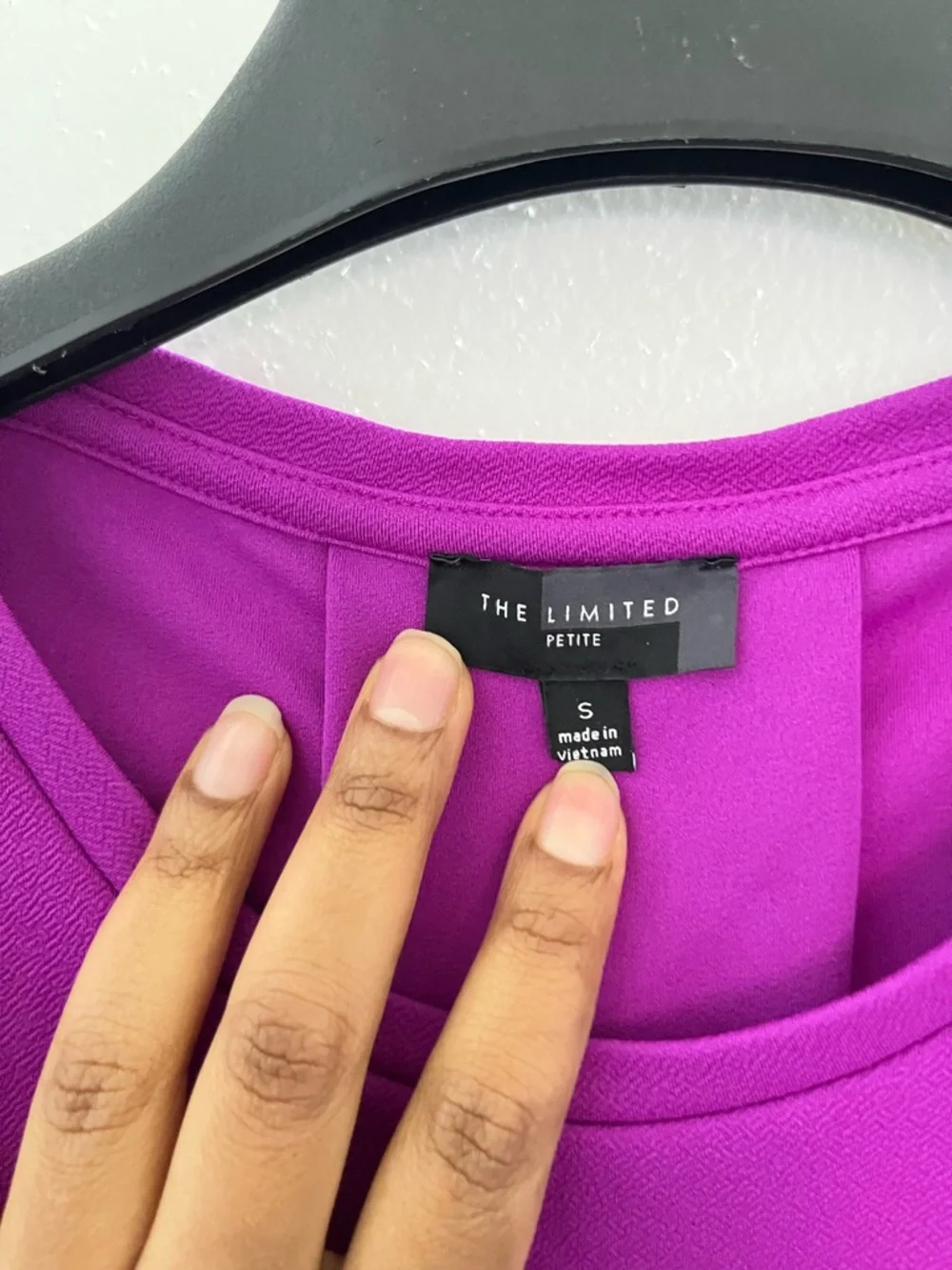 The Limited Fuchsia/Purple High-Low Sleeveless Tank - Picture 4 of 5